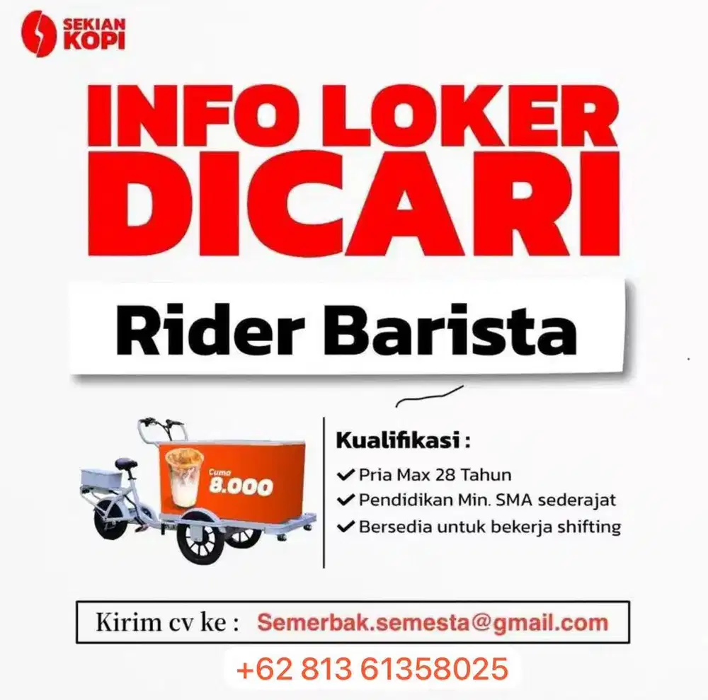 Rider Barista - BSD Cisauk