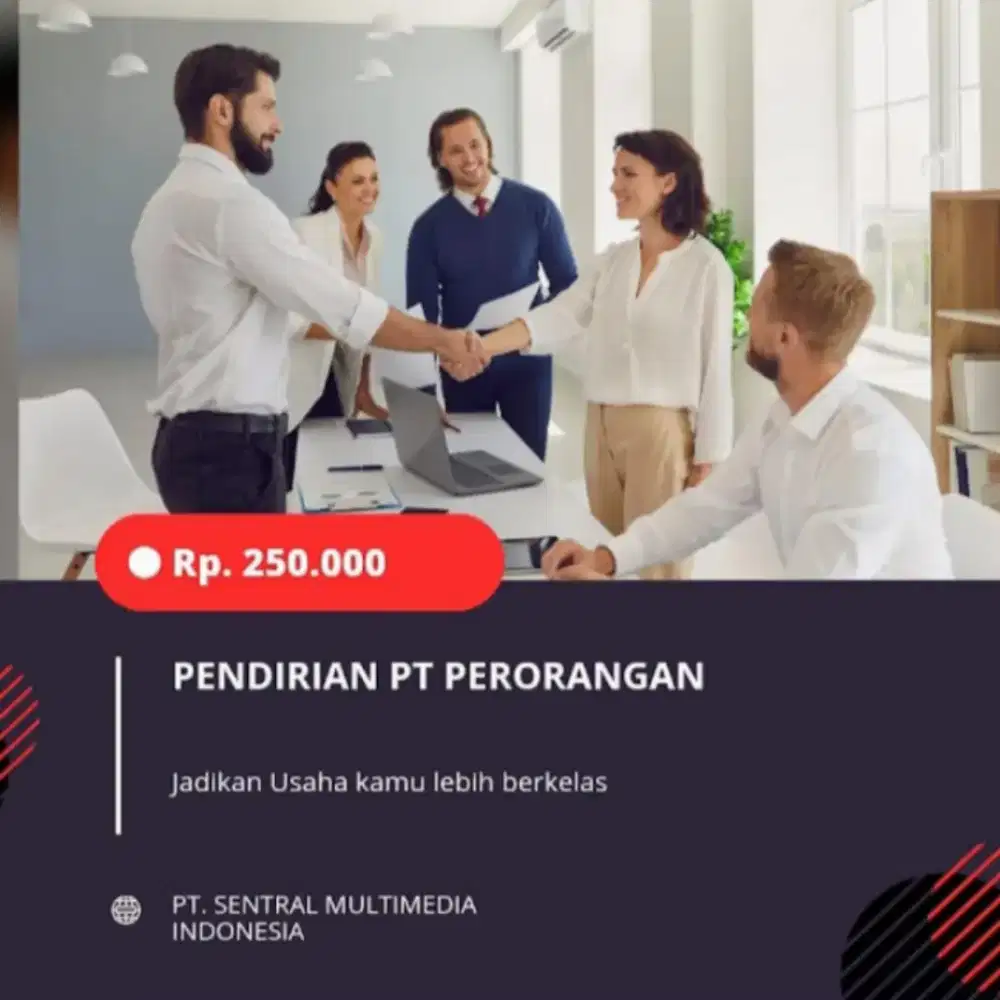 TERMURAH Pembuatan PT Perorangan