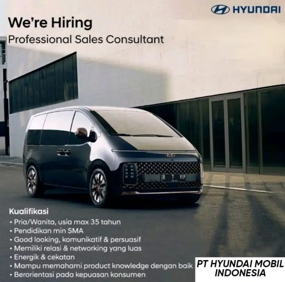 Sales Consultant Hyundai