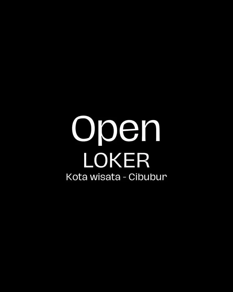 Lowongan kerja sebagai tukang masak di daerah Kota Wisata Cibubur