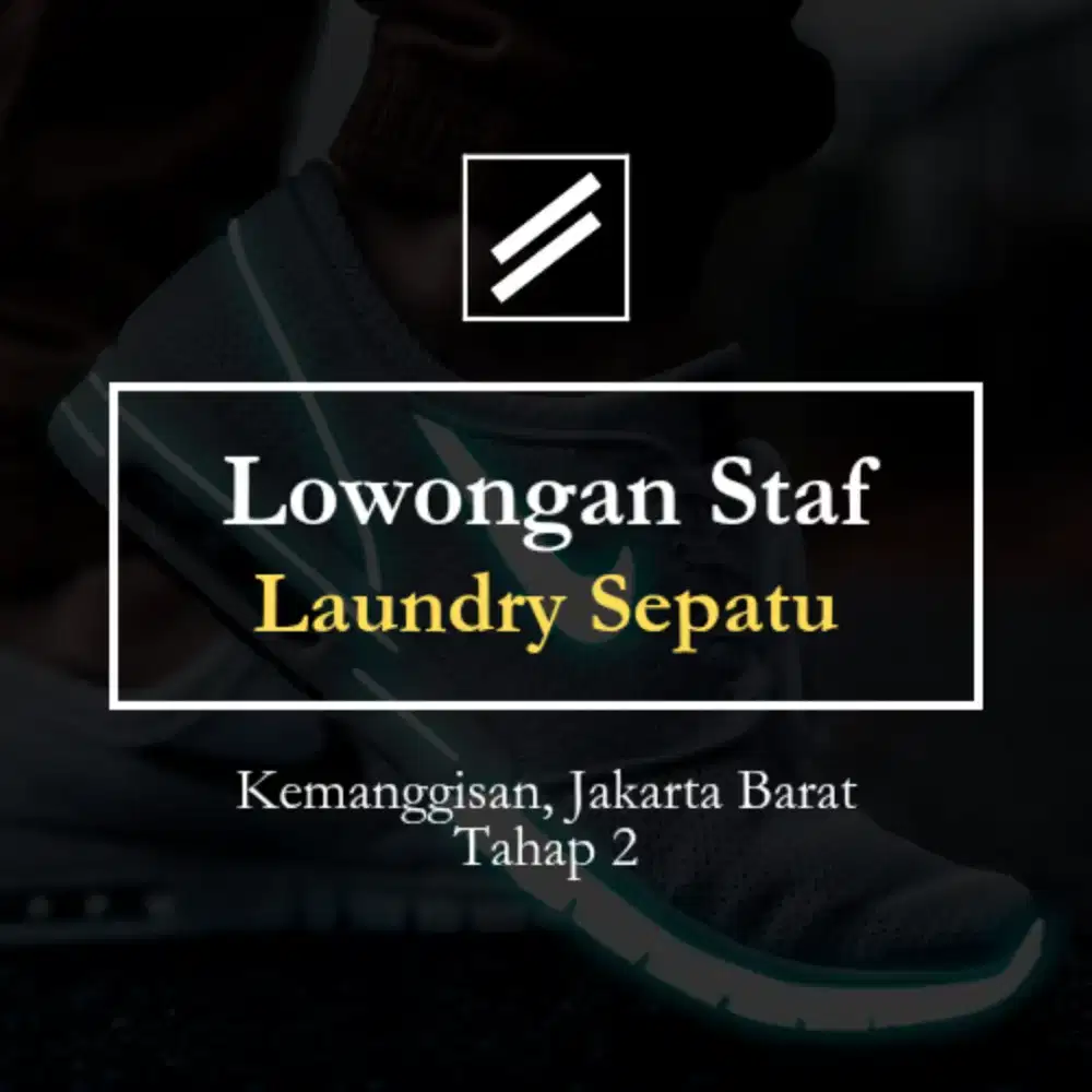 Lowongan Laundry Sepatu