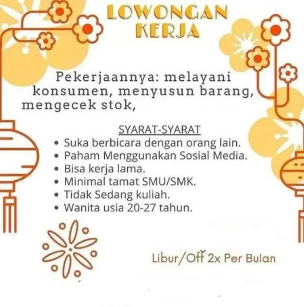 Loker karyawati elektronik