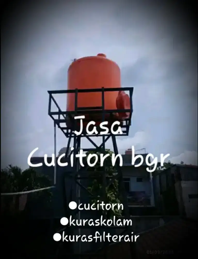 Cuci torn rumah kuras torn air