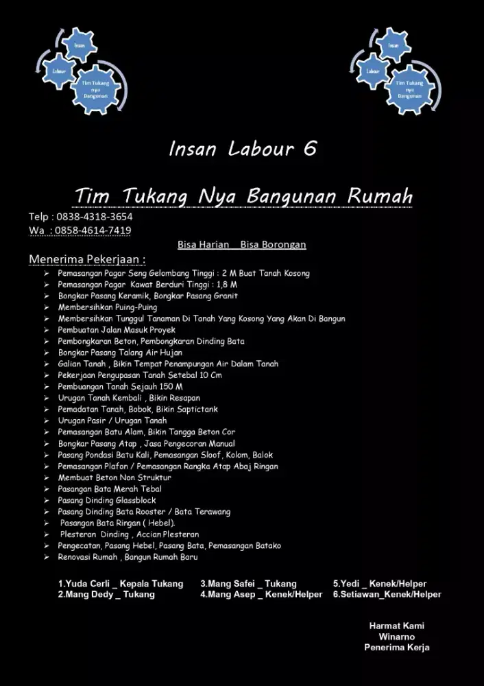 Tukang bangunan,mebel,baja ringan,gypsum,plafon,aluminium
