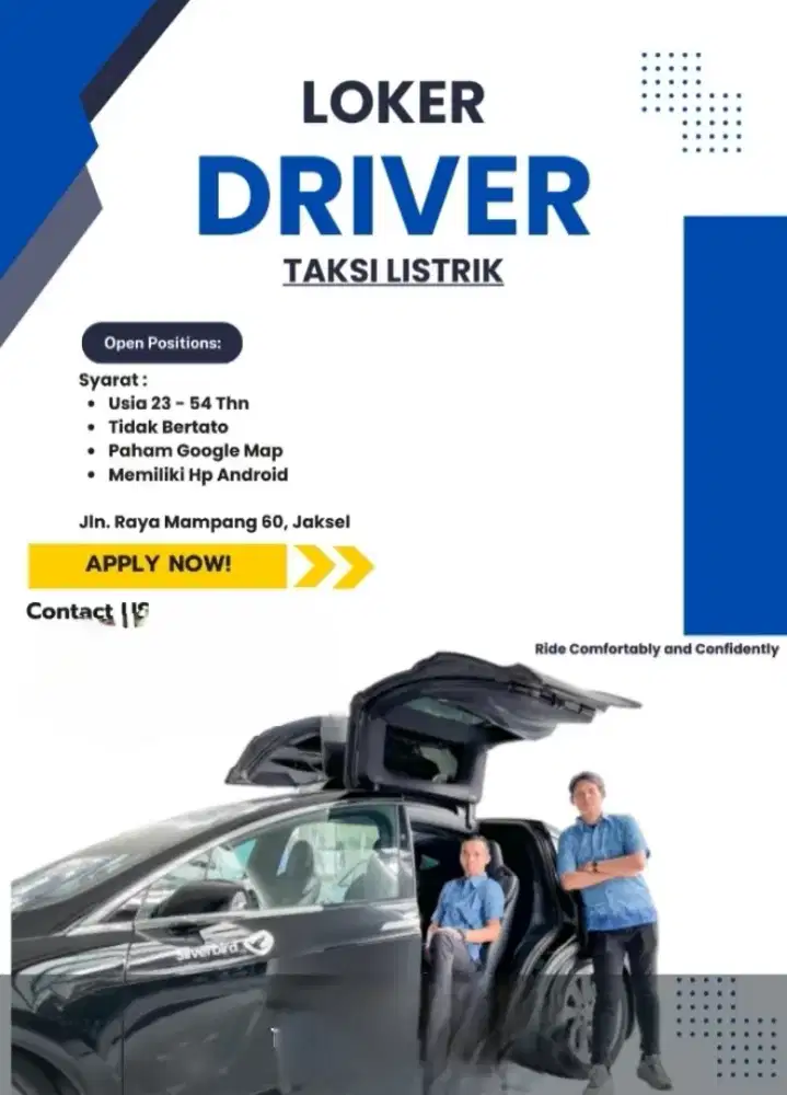 Lowongan driver ,pengemudi,supir,sopir pool Mampang ( pusat )