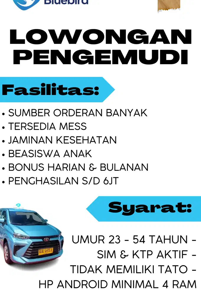 Driver / Sopir / Supir / Pengemudi