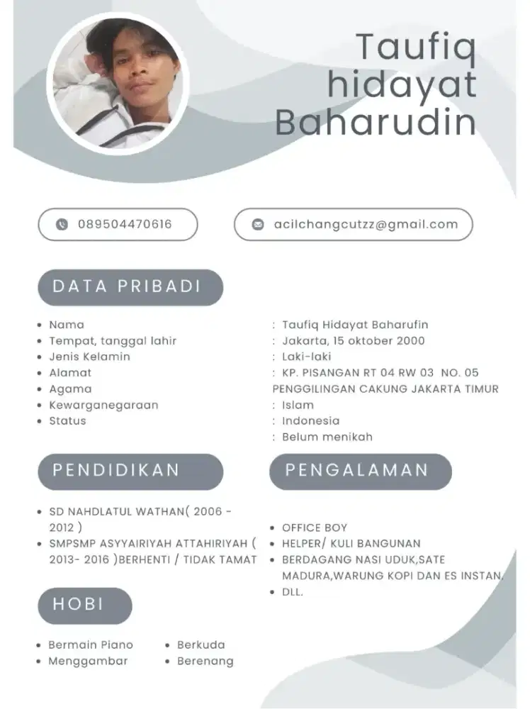 cari kerjaa halal/harian