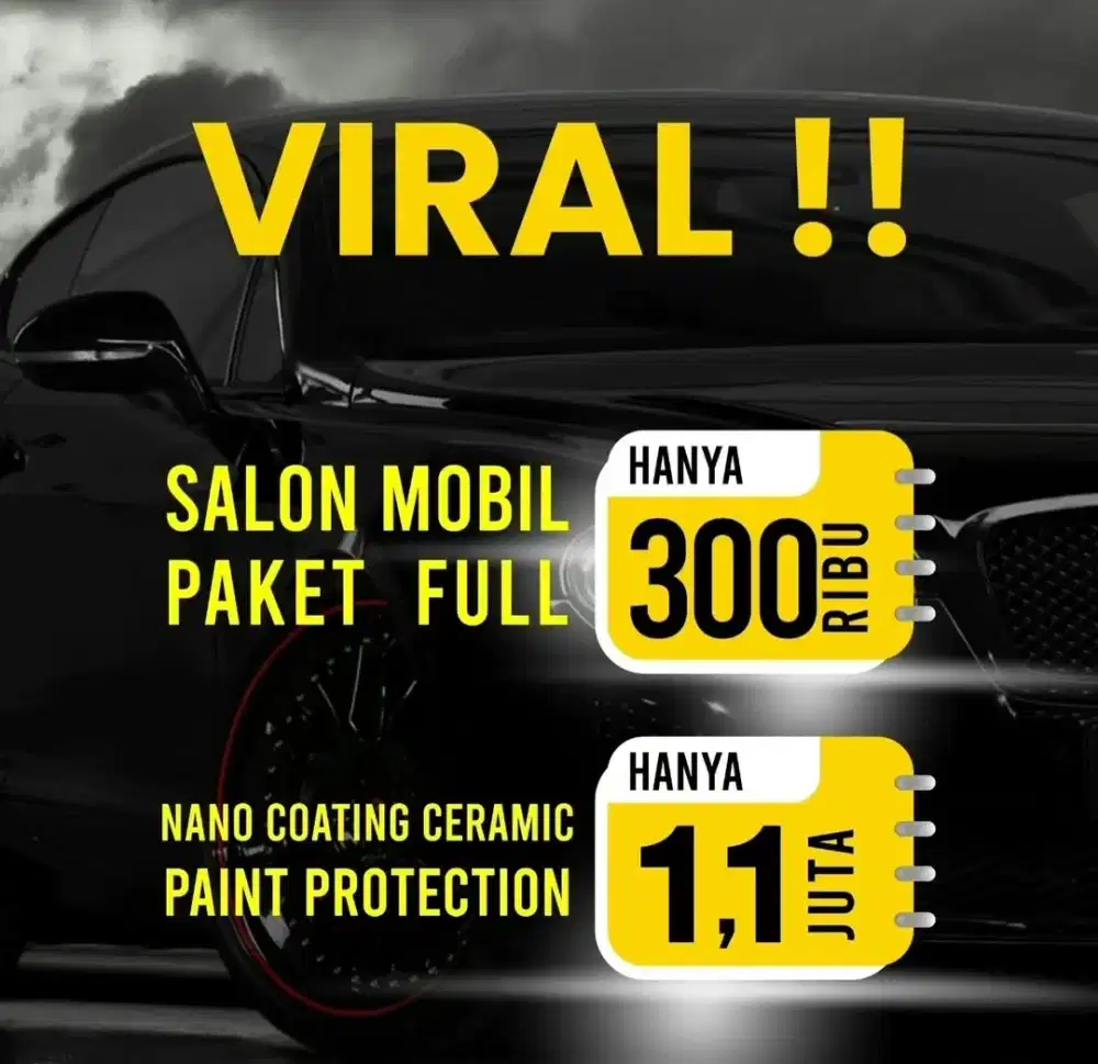 Salon mobil Poles Mobil Nano Coating Mobil Poles Jamur kaca Baret kaca