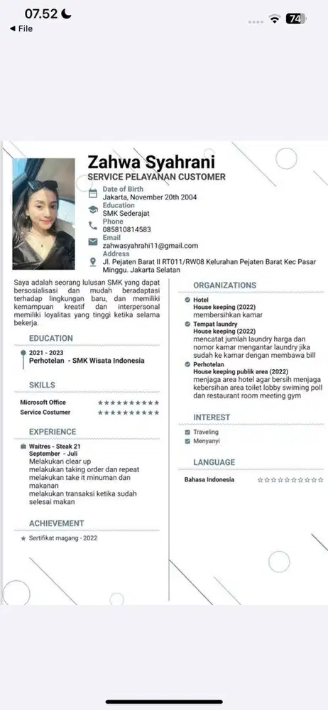 Cari loker jangan art dan pialang masuk