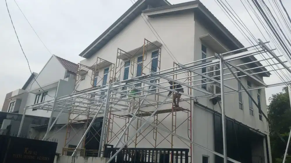 jasa tukang rangka atap baja ringan