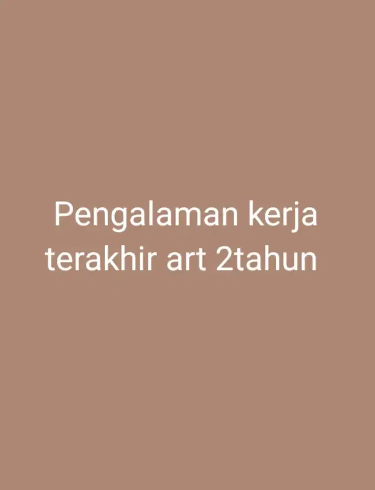 Cari kerjaan yang pulang pergi