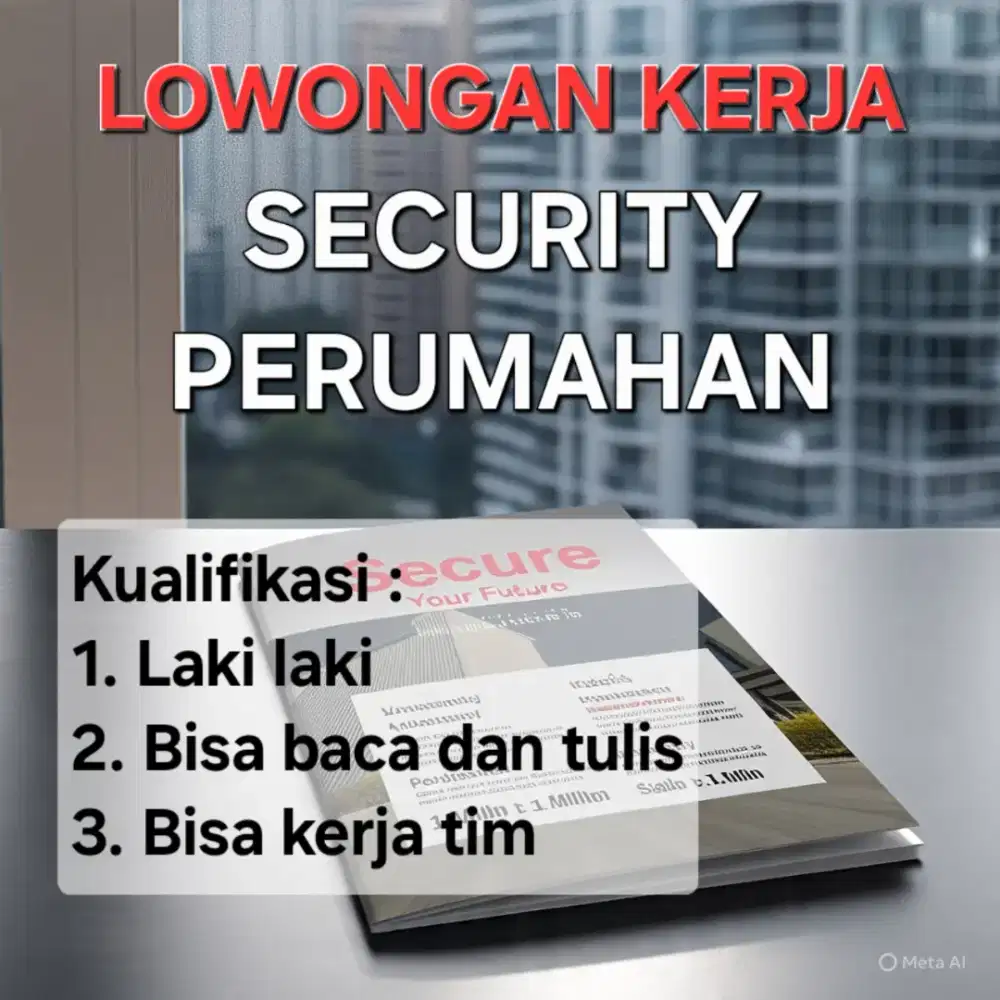 Dibutuhkan Security Perumahan di daerah Pancoran Mas