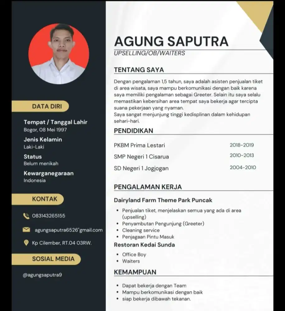 Mencari lowongan pekerjaan