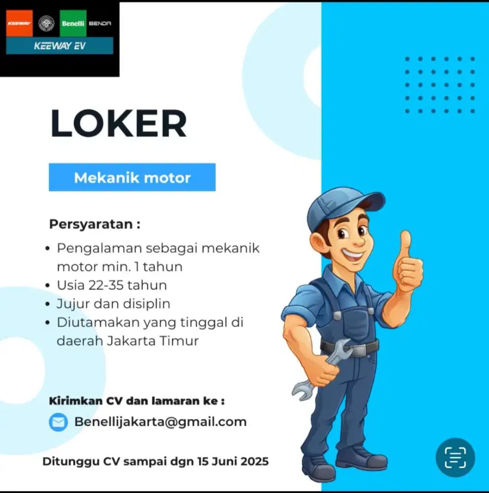 Lowongan Mekanil