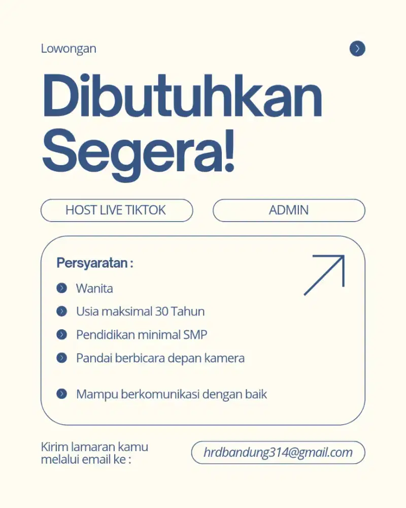 LOWONGAN PEKERJAAN