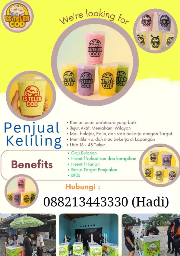 Lowongan Penjual Es Keliling