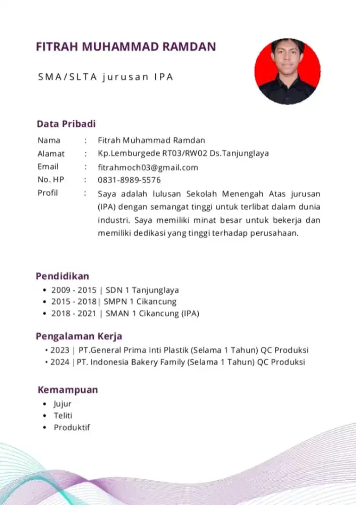 Cari krja SPB/F&B