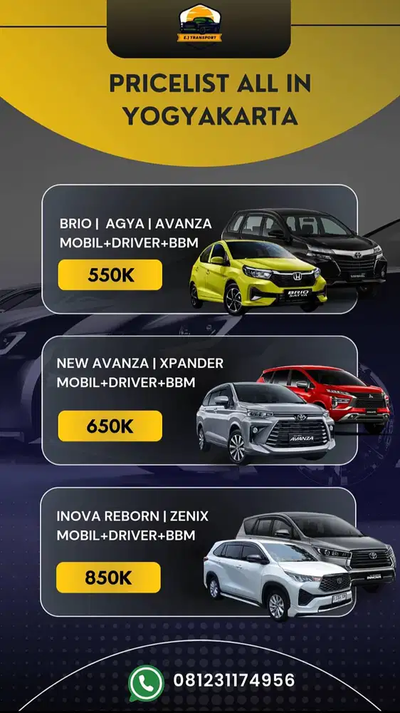 SEWA MOBIL JOGJA