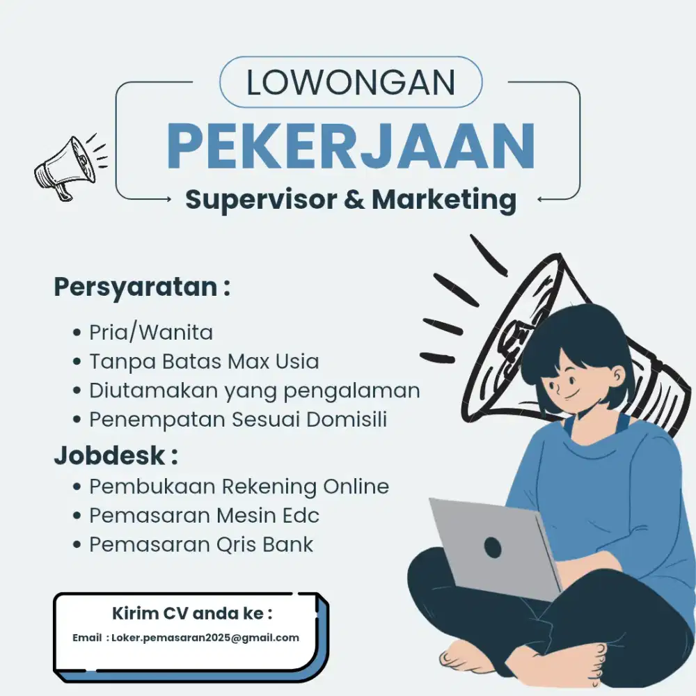 LOKER SUPERVISOR & SALES