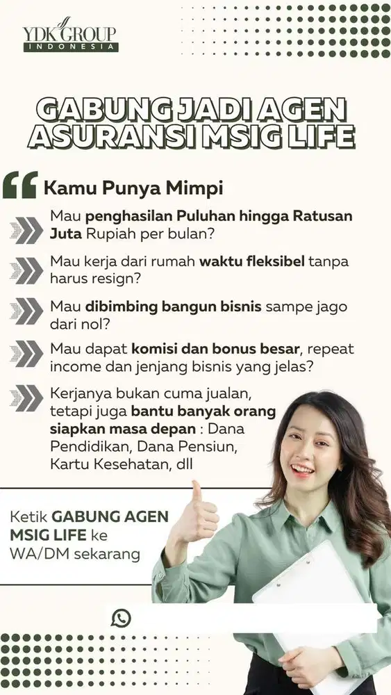 PARTNER BISNIS UNTUK MSIG LIFE INSURANCE – MAKASSAR