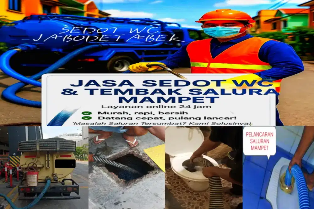 SEDOT WC KURAS SEPTIK TANK & MAMPET TUNTAS. CARIU BOGOR