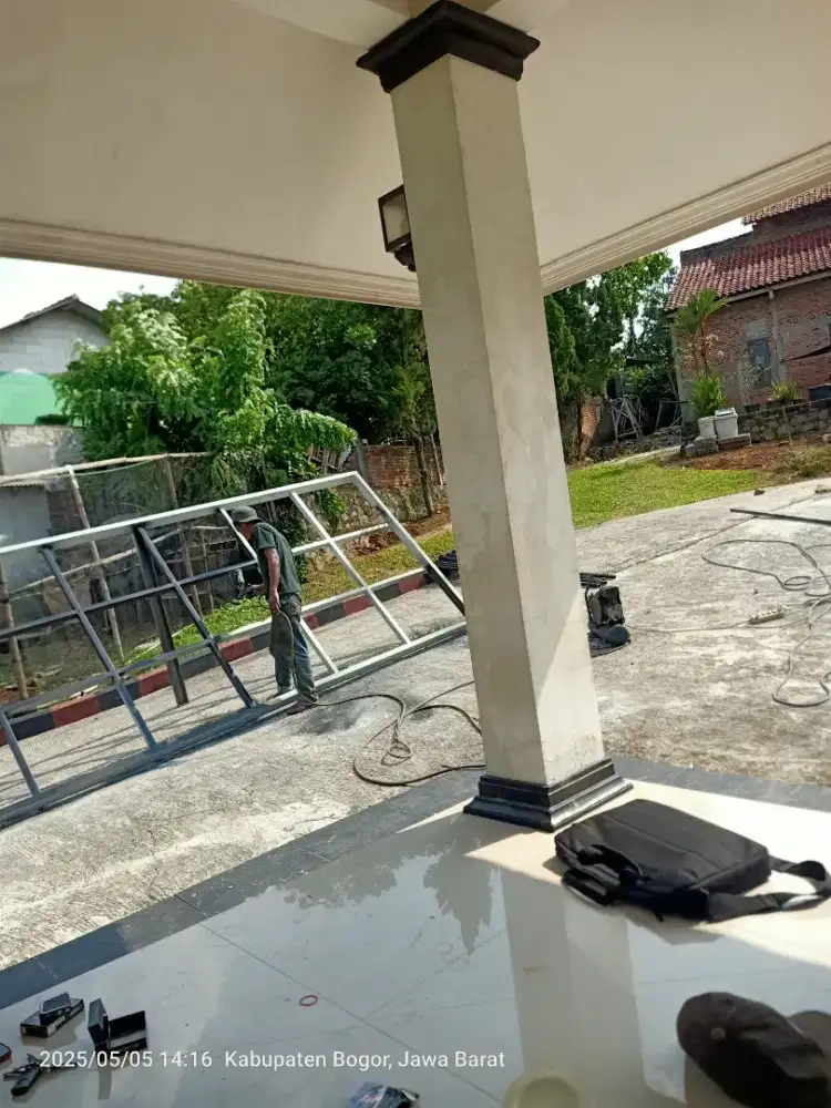 Tukang las kanopi pagar tralis Rangga dll