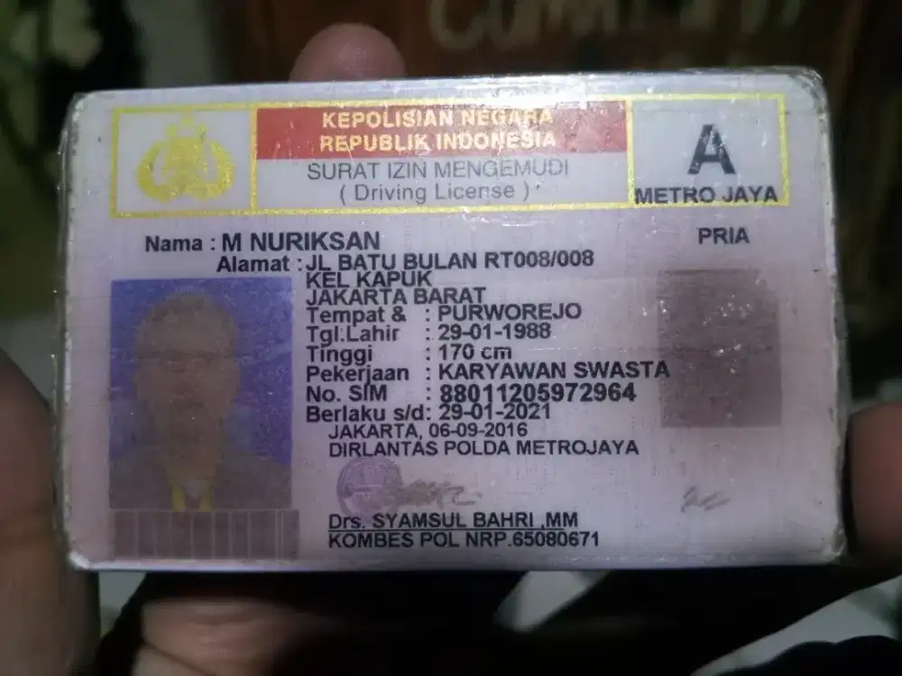 Mencari krj supir perumahan apa  saja siap krj