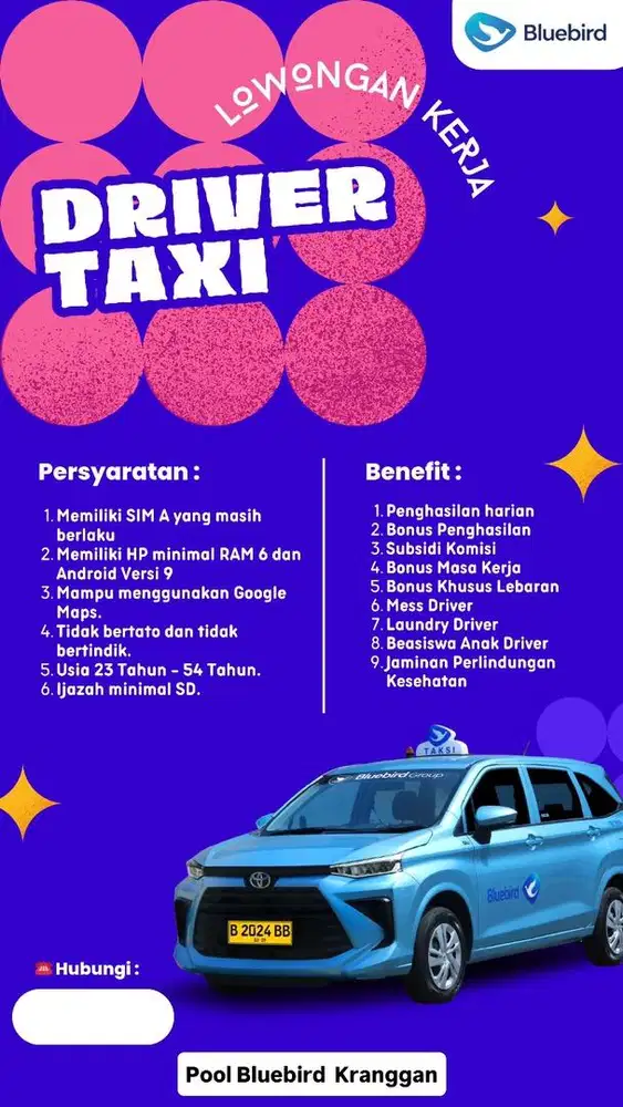 LOWONGAN BLUEBIRD KRANGGAN