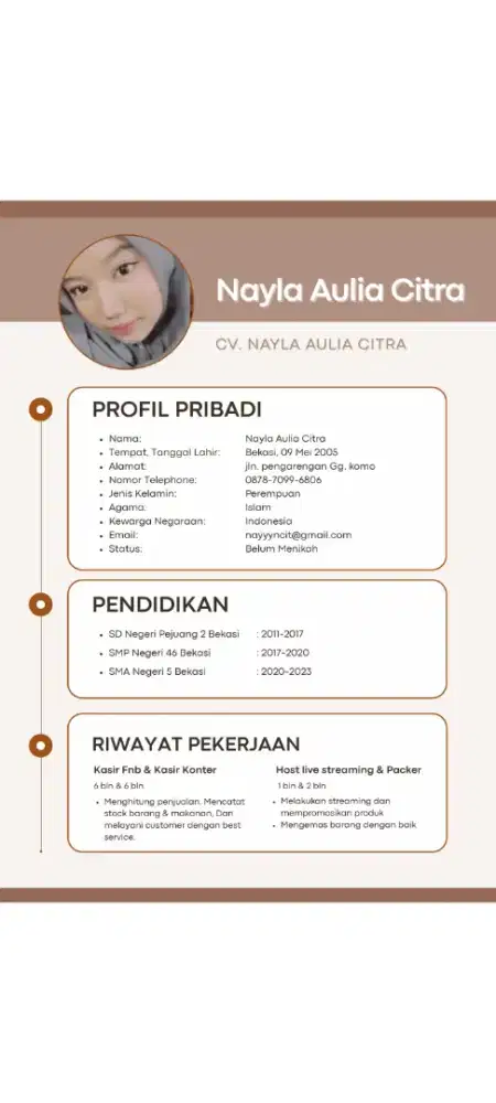 mencari pekerjaan host live atau kasir