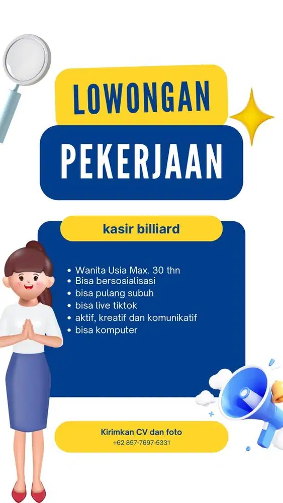 LOWONGAN KERJA KASIR