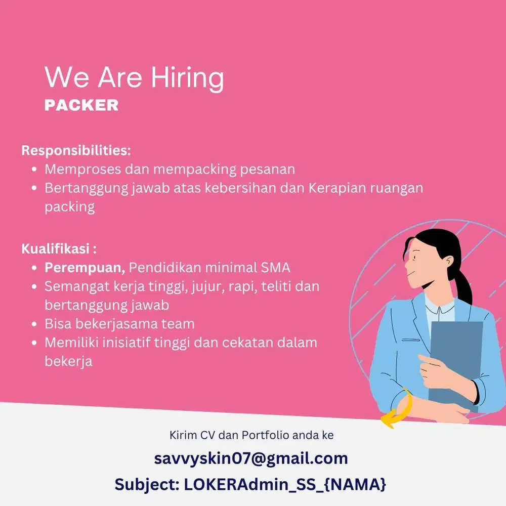 Lowongan Packer