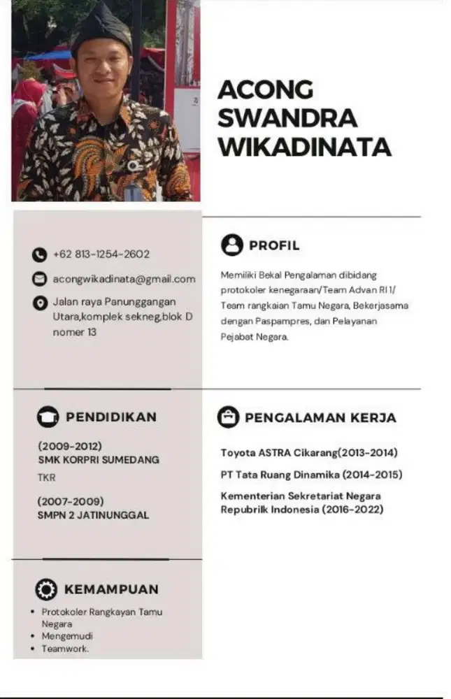 Driver pribadi/perusahaan