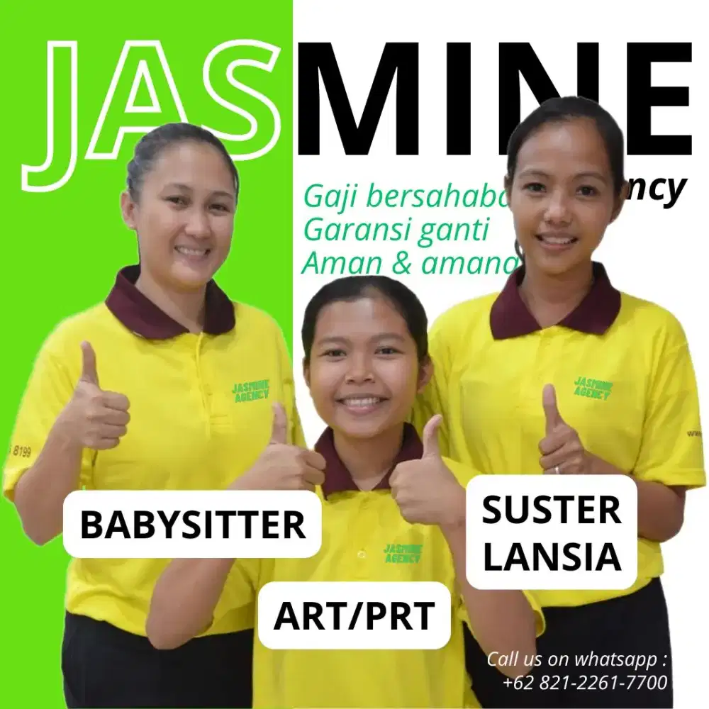 Sedia pembantu, babysitter, suster lansia, dll