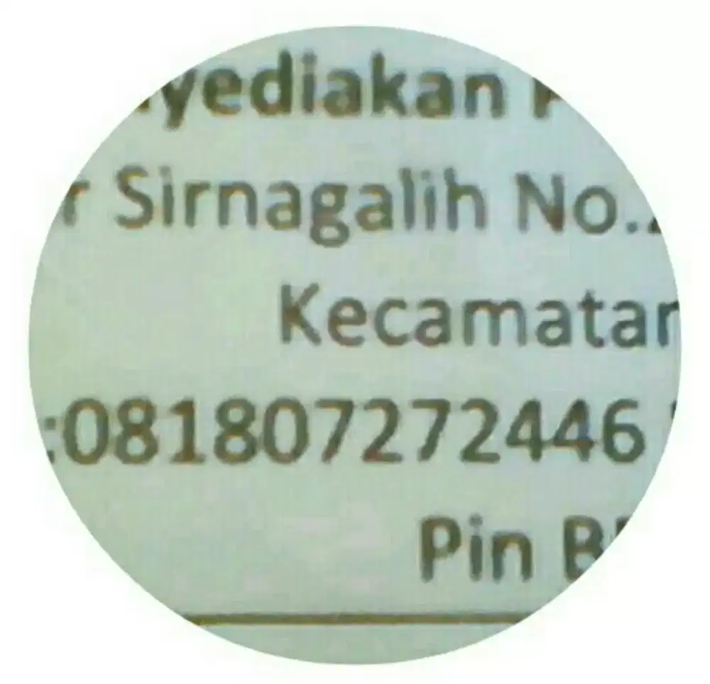 Hubungi whatapps di profil
