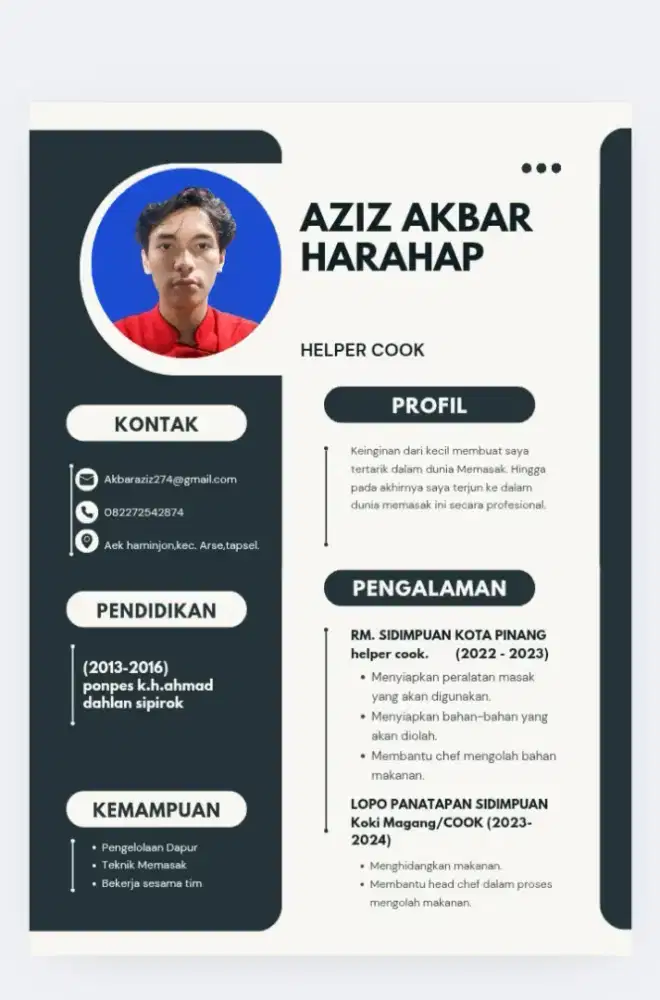 Info lowongan kerja buat awal bulan 7 pak/bu