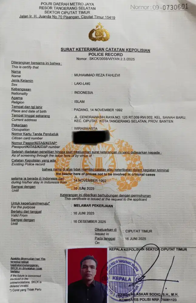 Mencari pekerjaan driver . Sebelum nya saya driver pribadi selama 5thn
