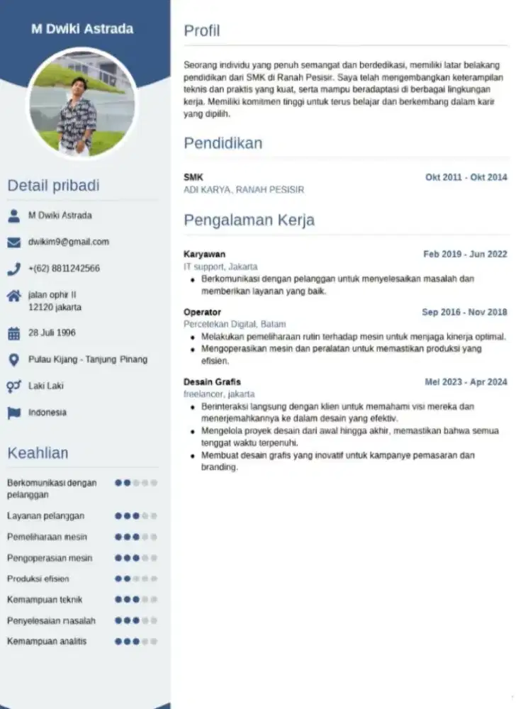 Cari pekerjaan apa ajh