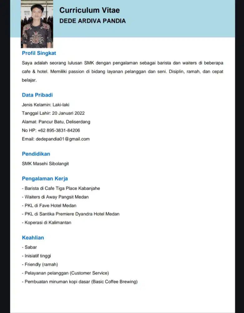 INFO LOKernya kak bg