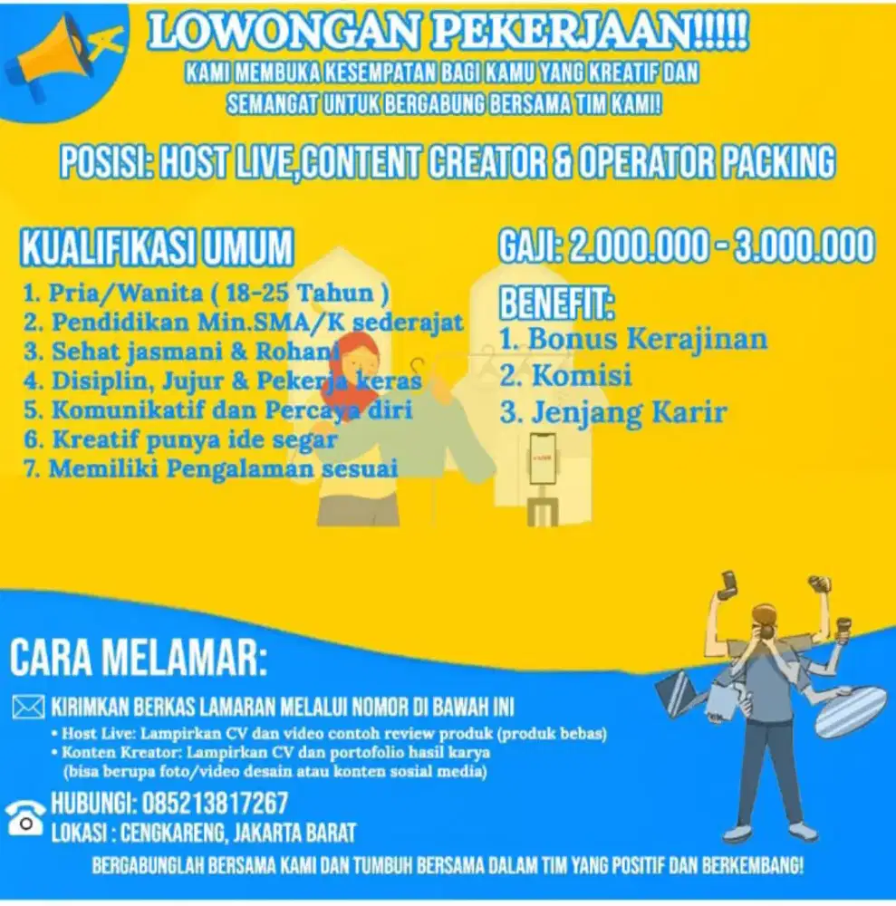Lowongan Kerja Packing (Staff Packer)