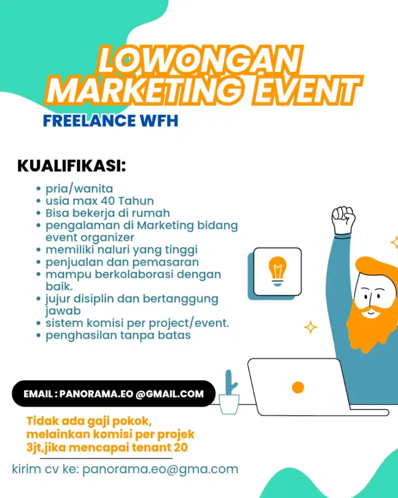 MARKETING EVENT ORGANIZER FREELANCE