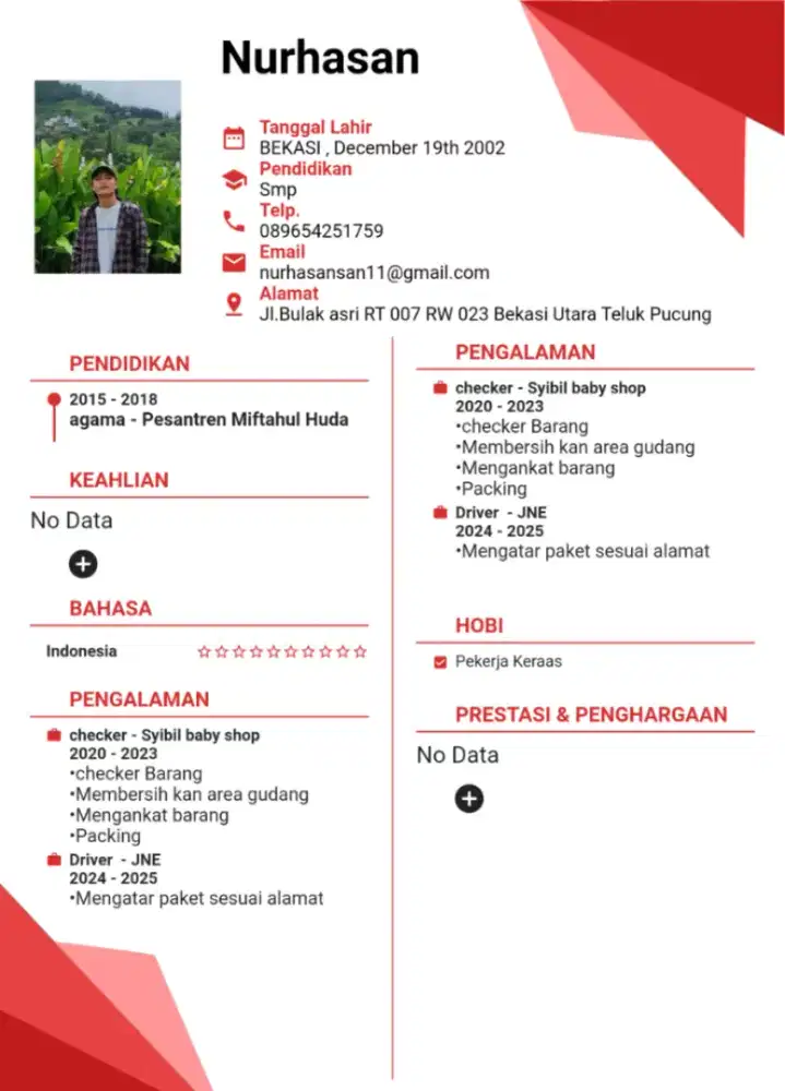 Info Lowongan kerja