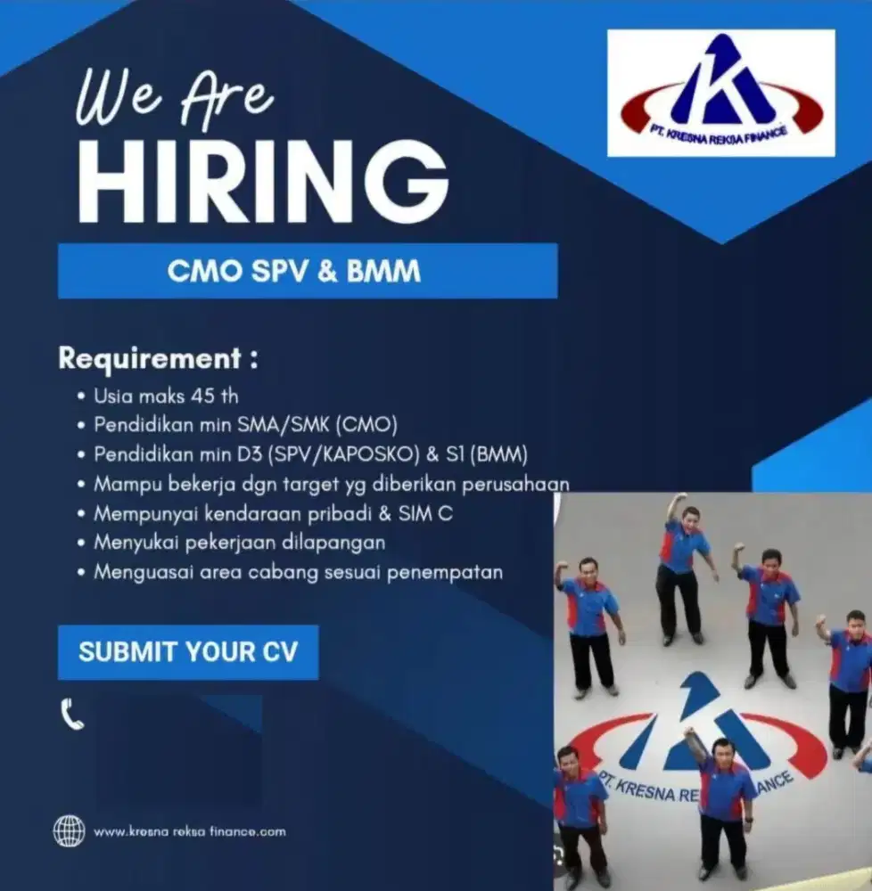 Lowongan Kerja Marketing dan Surveyor