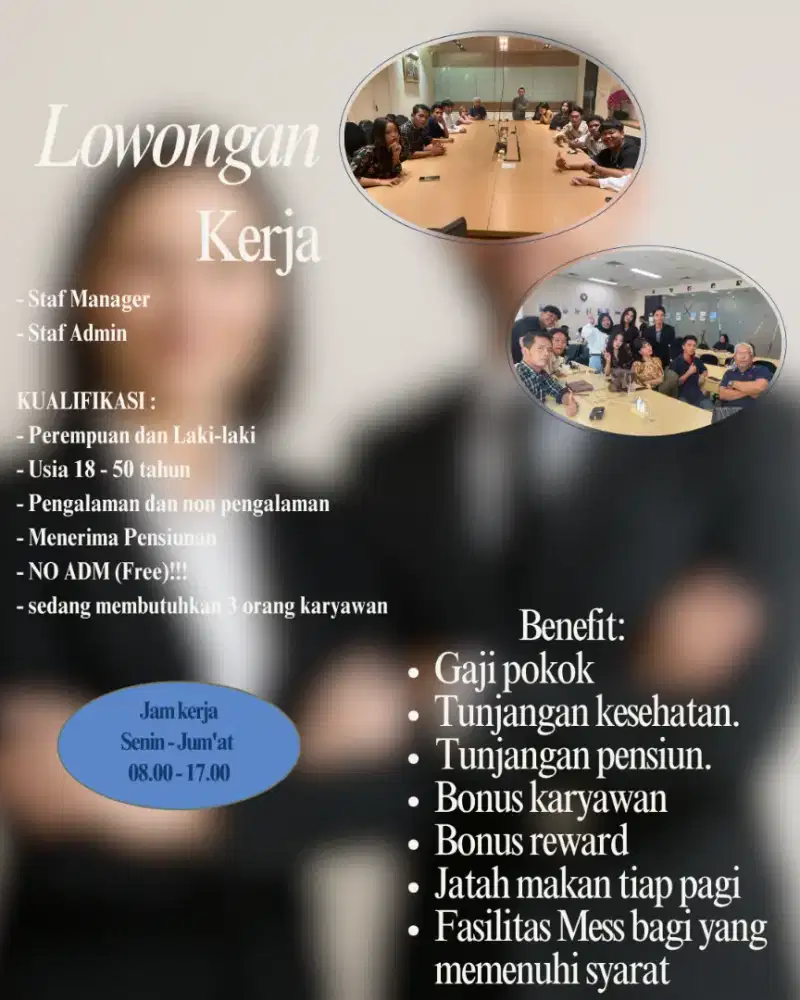 Di butuhkan cepat