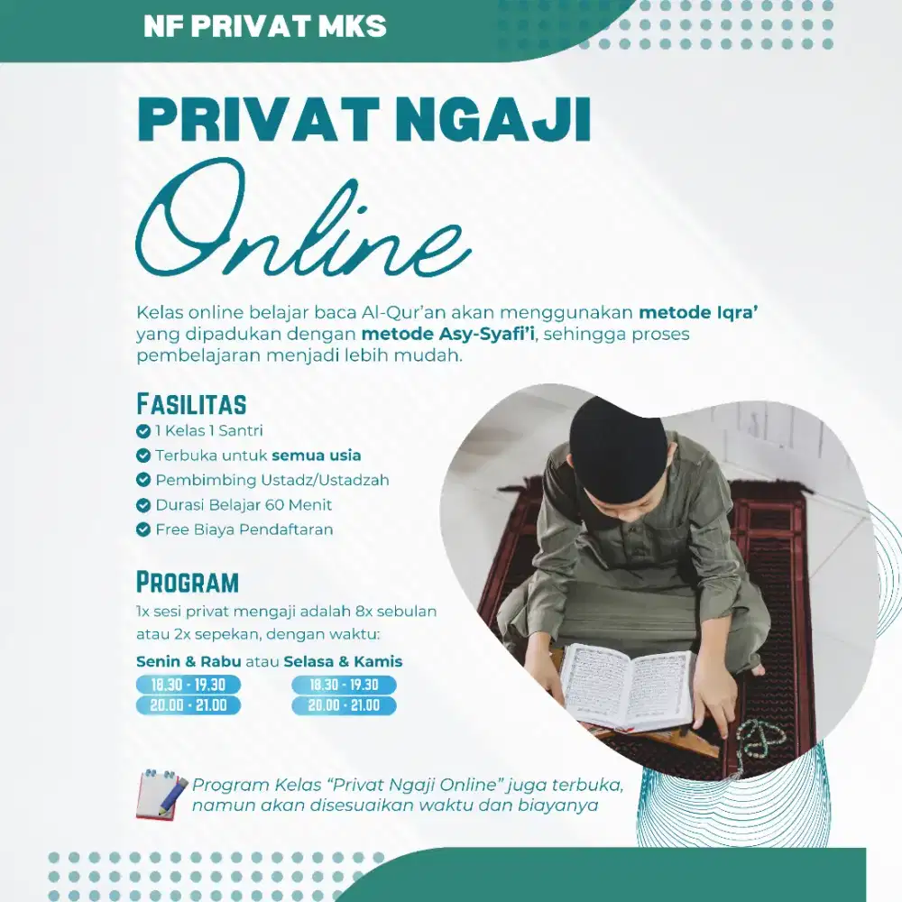 Belajar Baca Al-Qur'an Privat