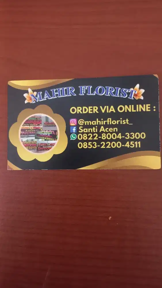 D order papan ucapan nya mahir florist