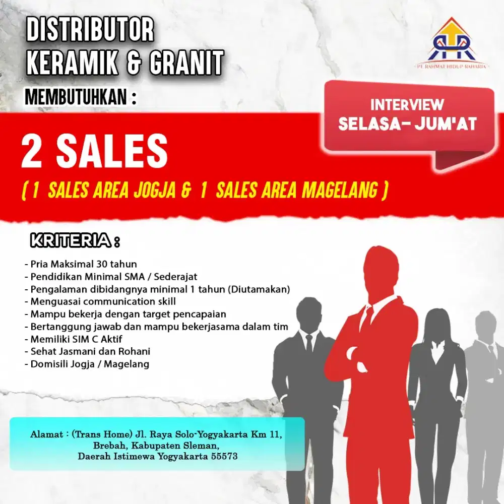Lowongan Sales/Marketing
