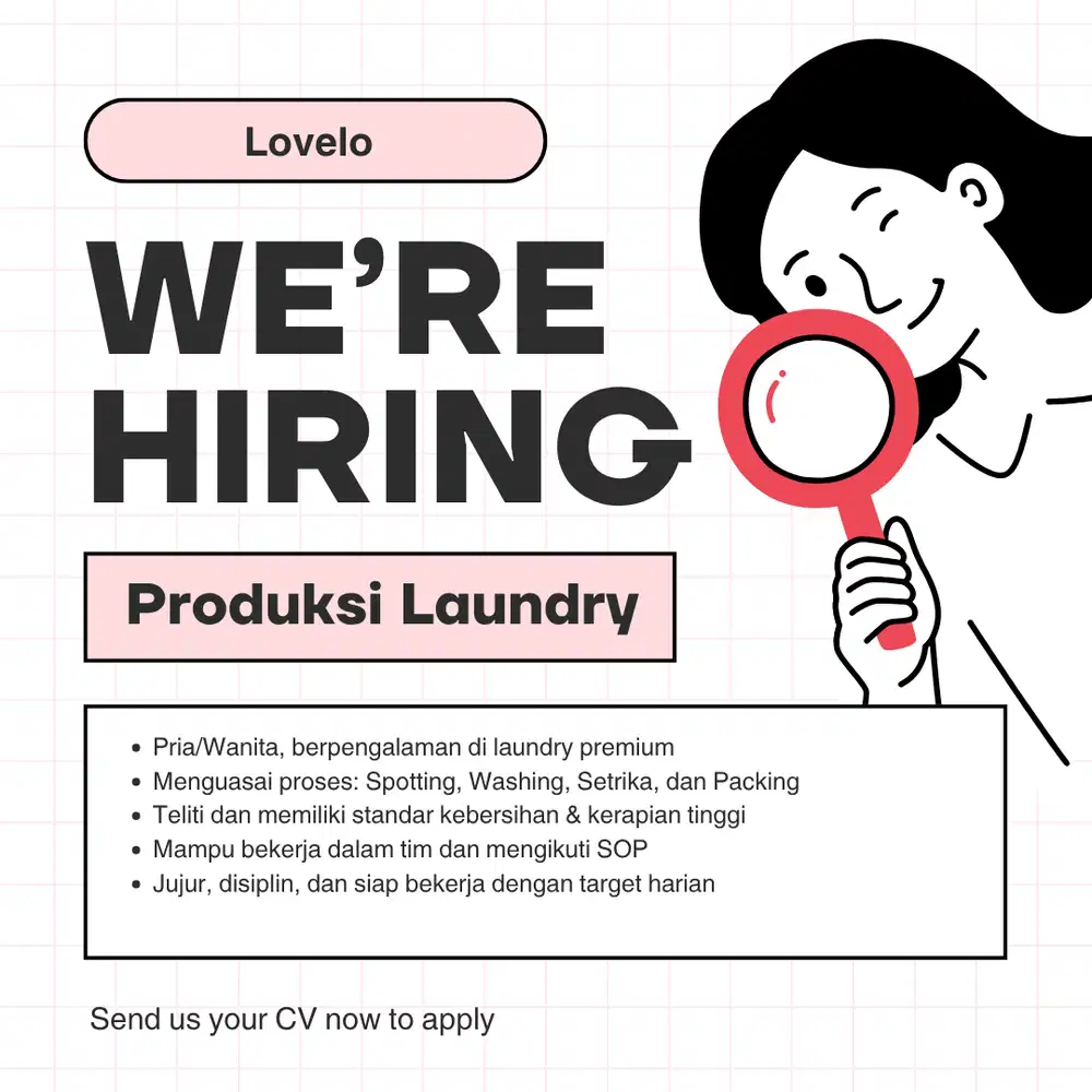 Produksi Laundry Satuan