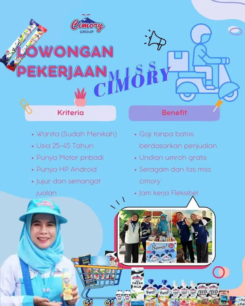 LOWONGAN MISS CIMORY TANAH ABANG