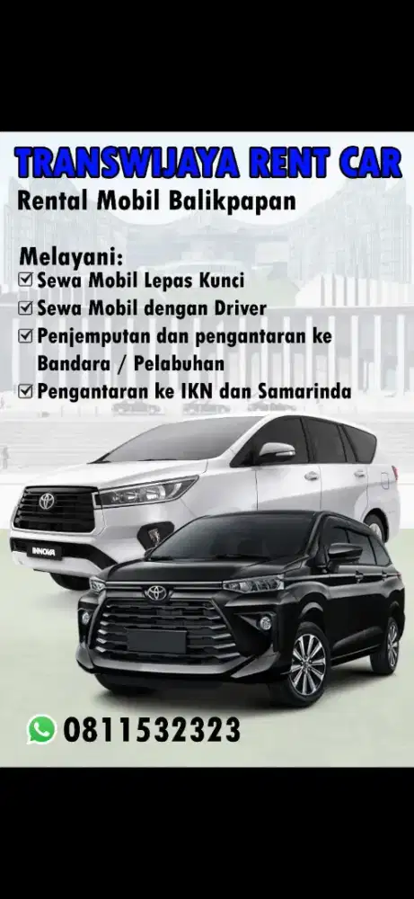 Disewakan mobil