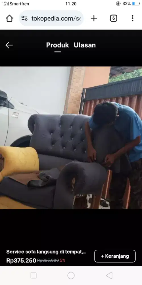 Service sofa panggilan